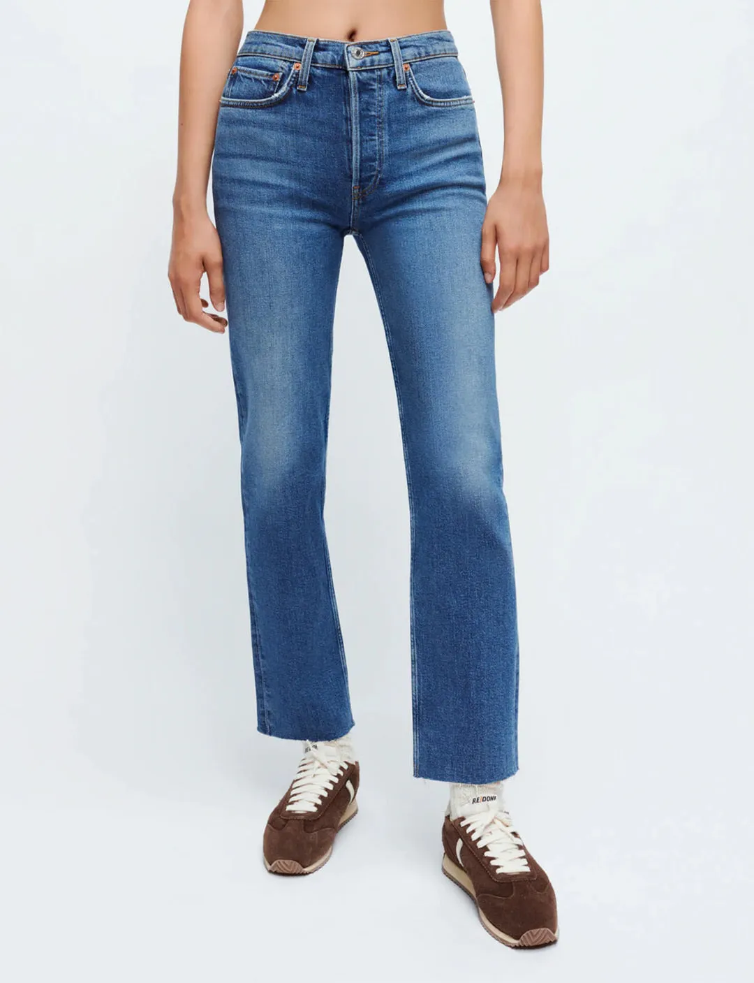 Stain Release Finish Quick Release Closure 70s Stove Pipe , Mid 70s Blue