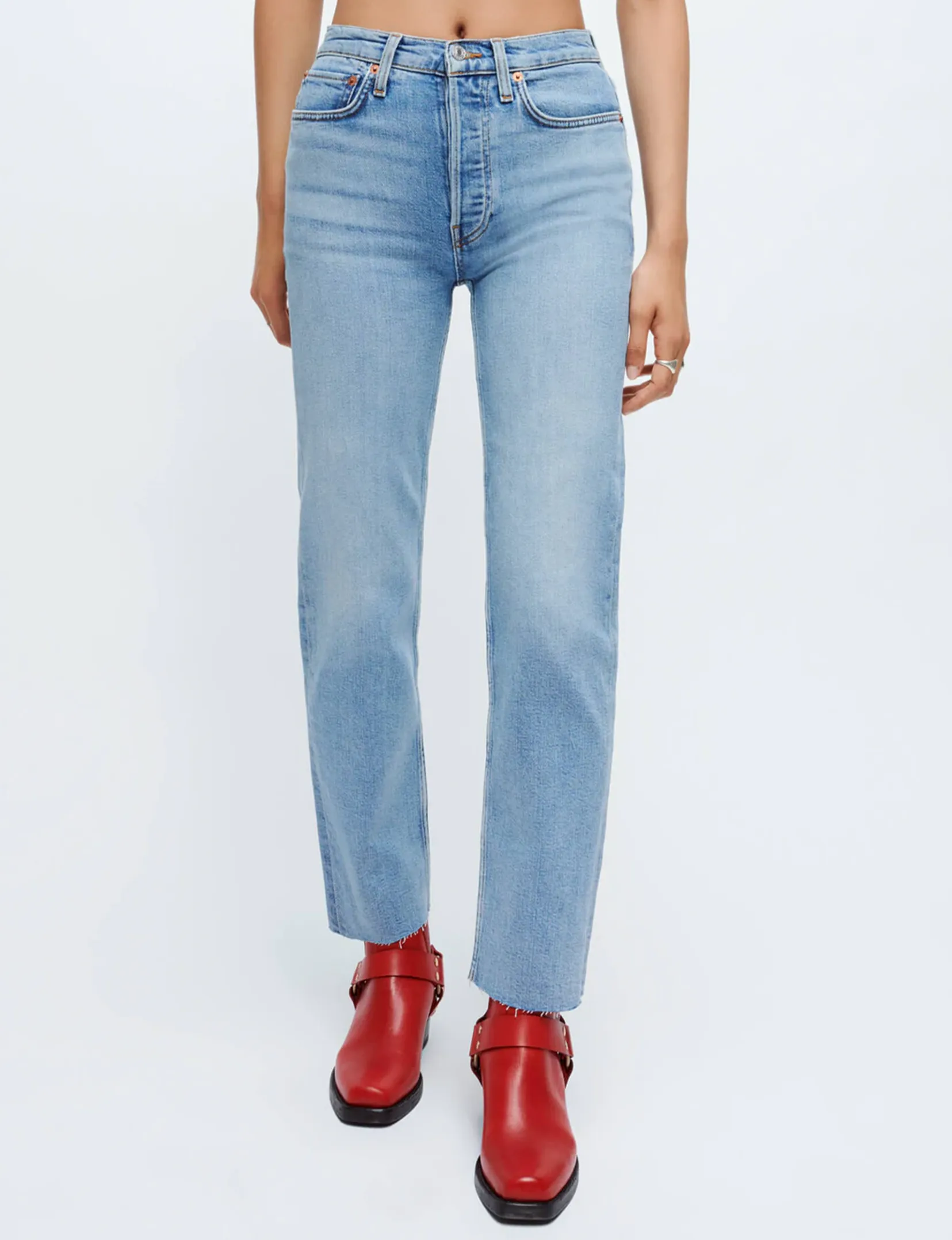 70s Stove Pipe, Mid 90s Blue Performance Design Fit