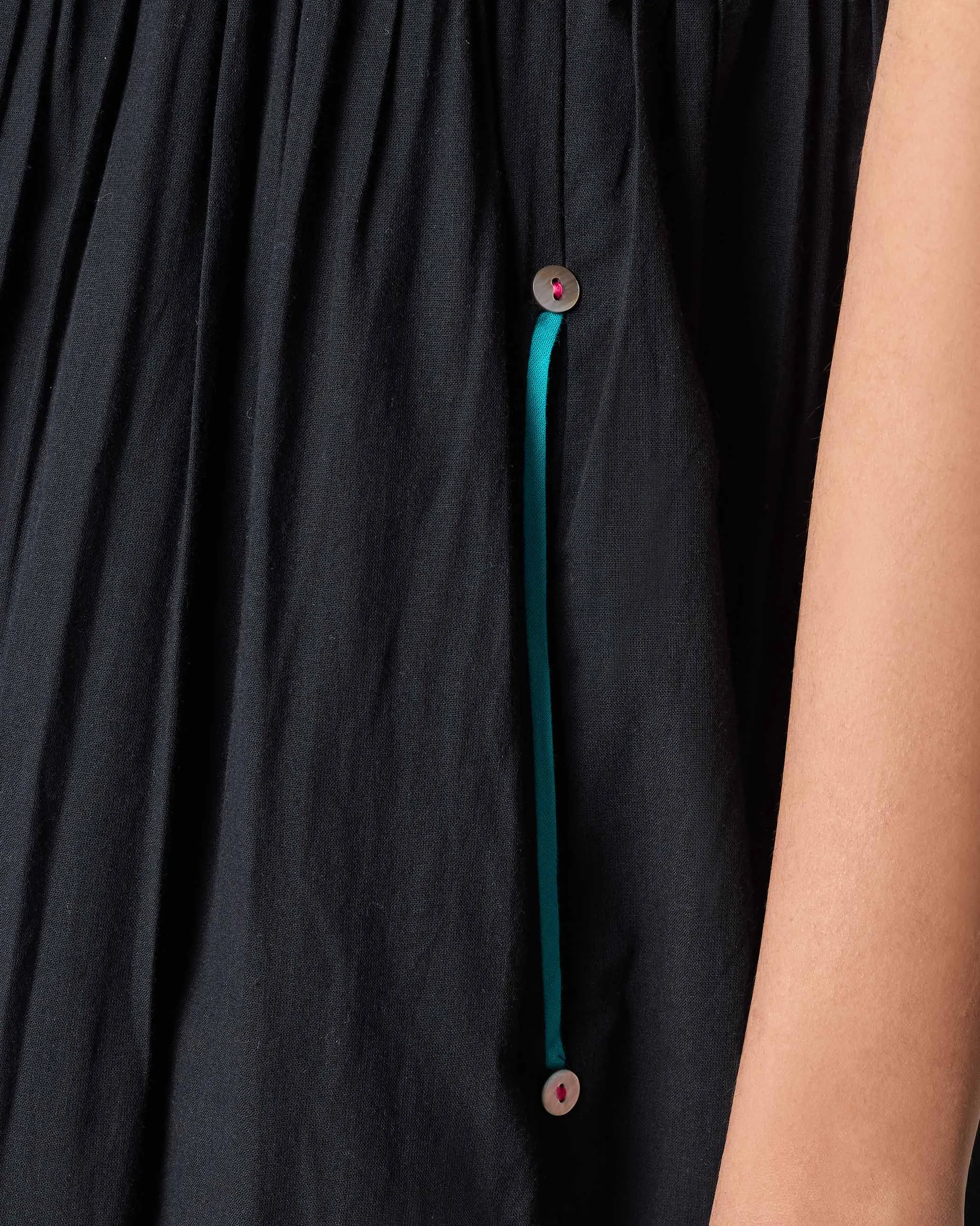 Fresh Energy Clear Blush Ashwini Dress - Black