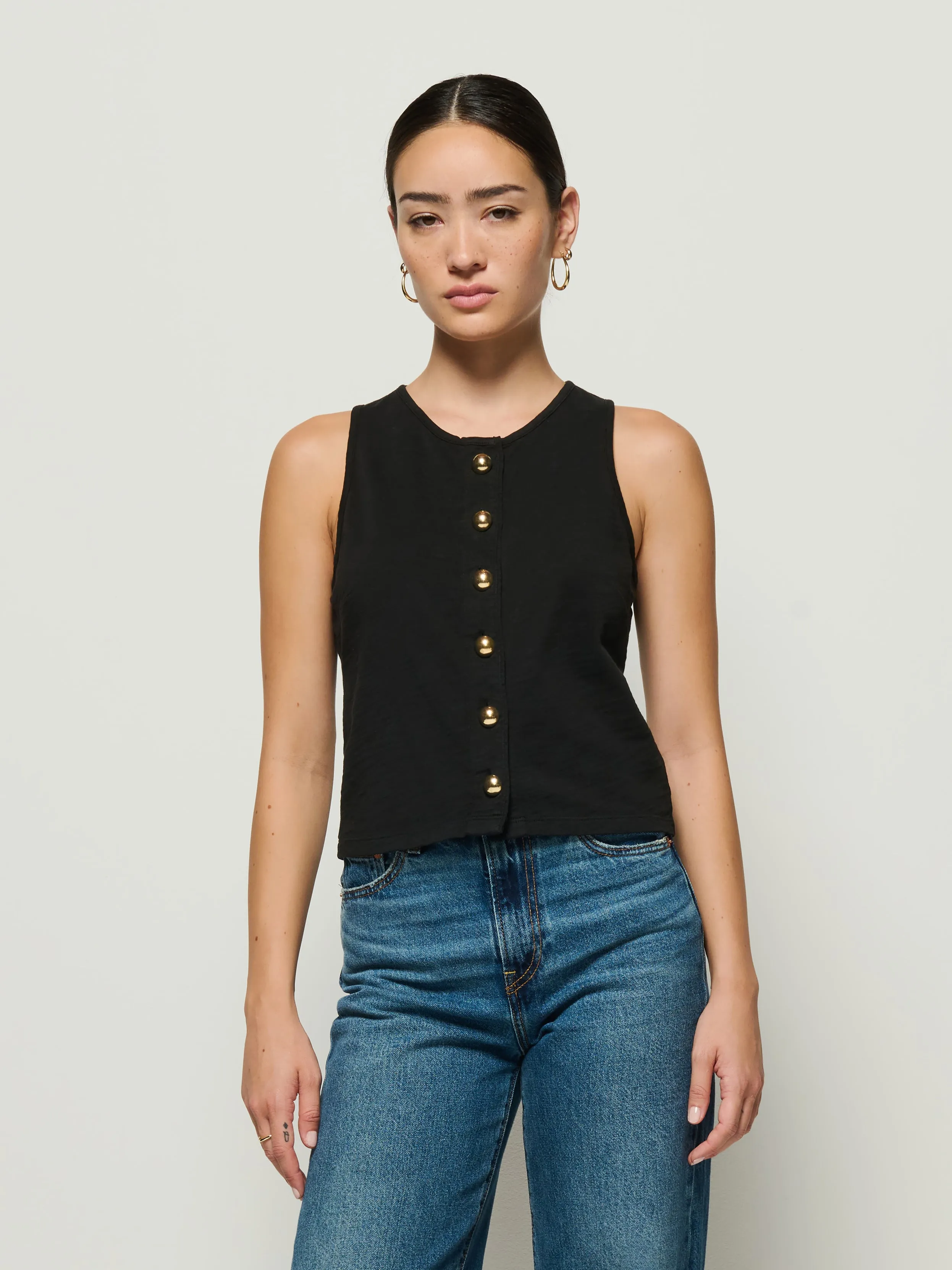 Abbie Sleeveless UVProtectionFinish Lightweight Fashion