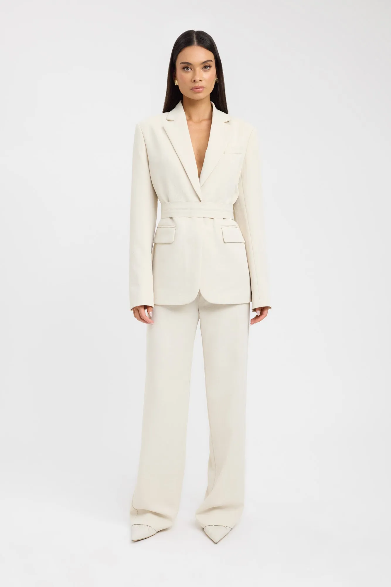 Mild Weather Layer Ariel Button Blazer