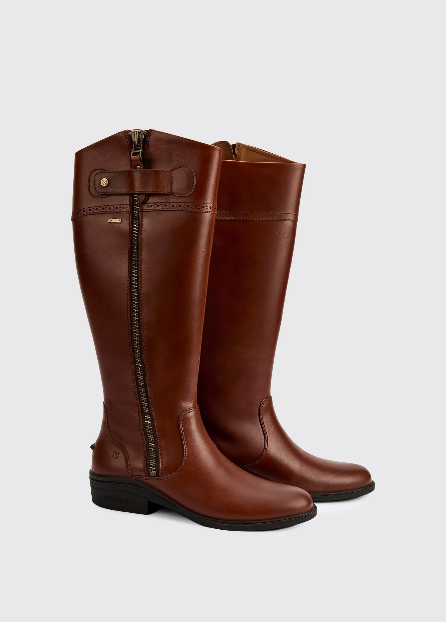 Wool blend Connemara Tall Crossover Riding Boot - Nutshell