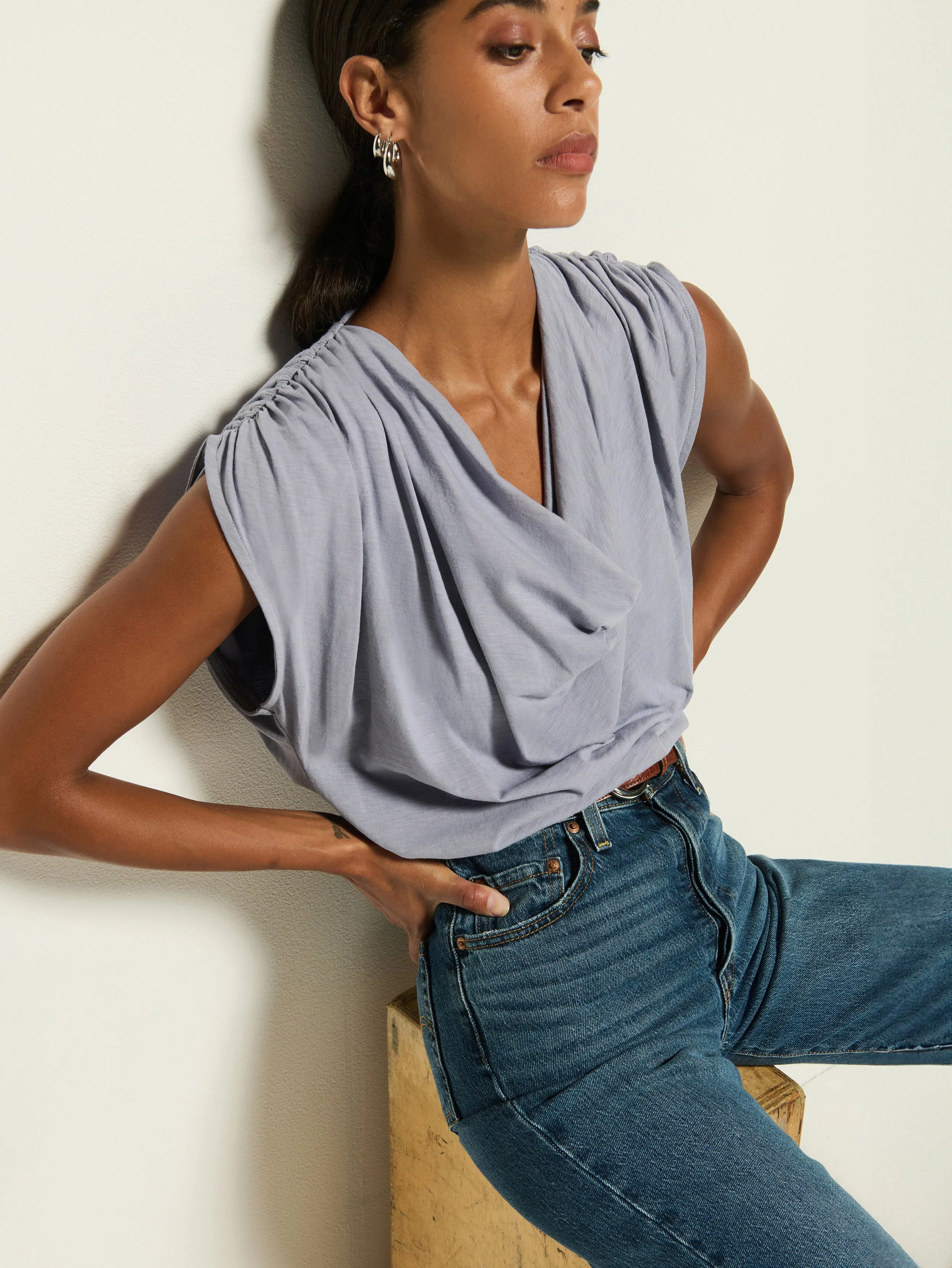 Geni Cowl Top Chic Design