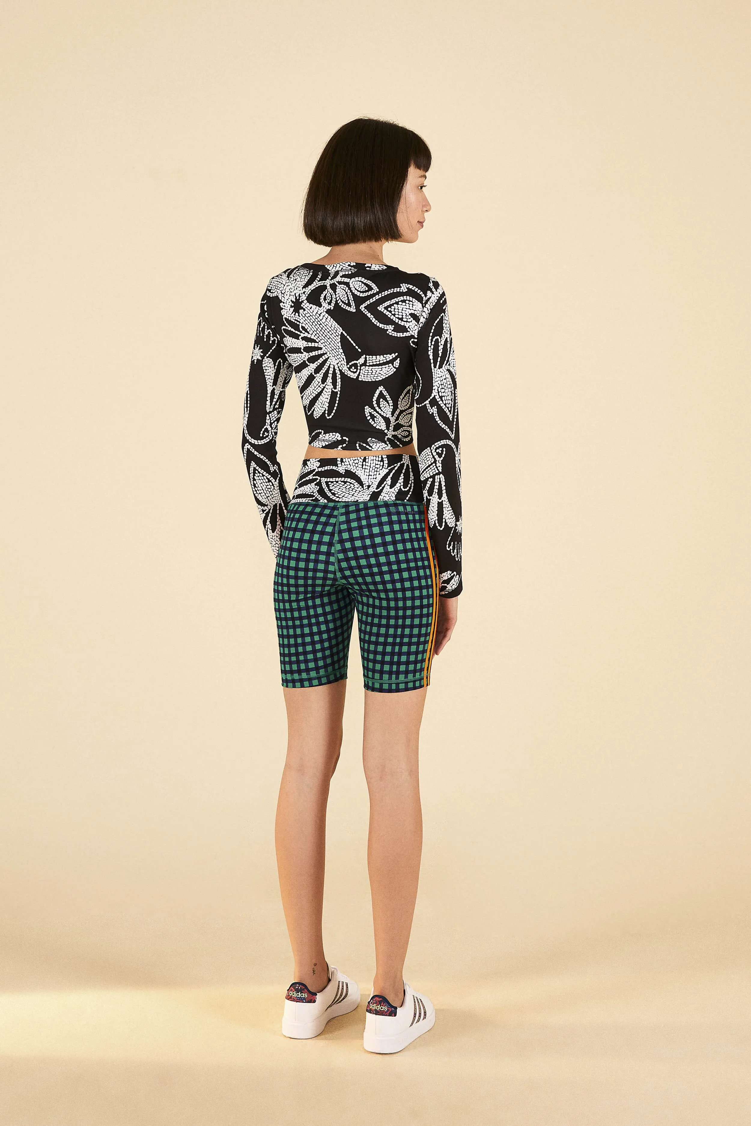 Casual Flex Light Fit Wear Adidas Farm Bike Shorts Green