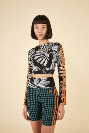 Non Restrictive Cut Adidas Farm Bike Shorts Green