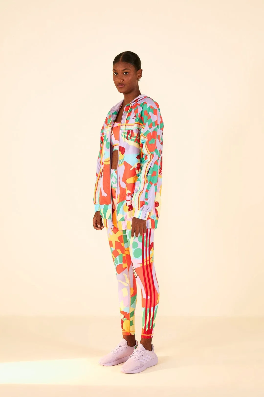 Breathable Motion Durable Material Adidas Farm Training Tights Gold