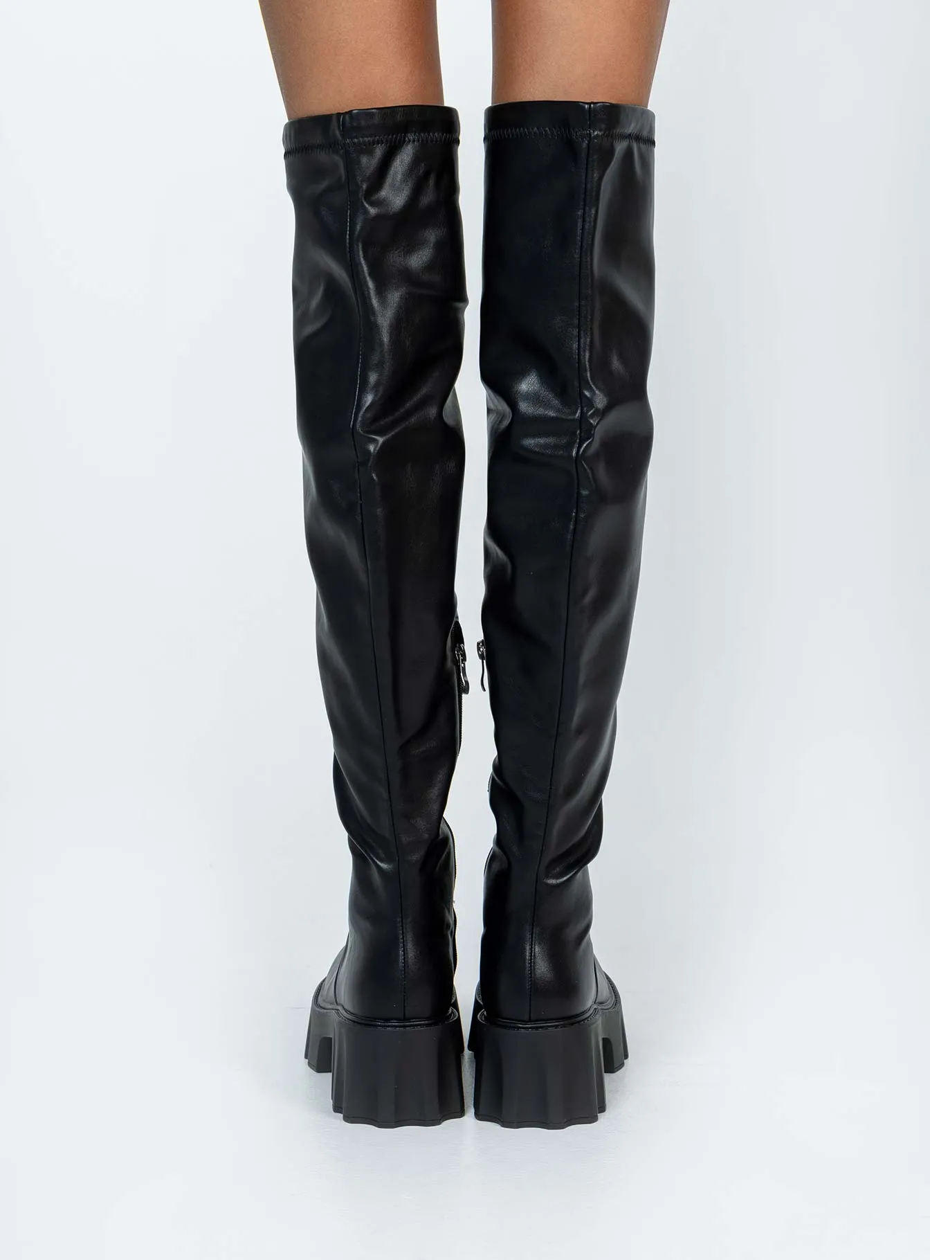 Balance Control city lights Costello Over the Knee Boots Black