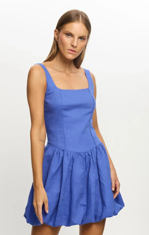 Layered Fabric Akari Mini Dress