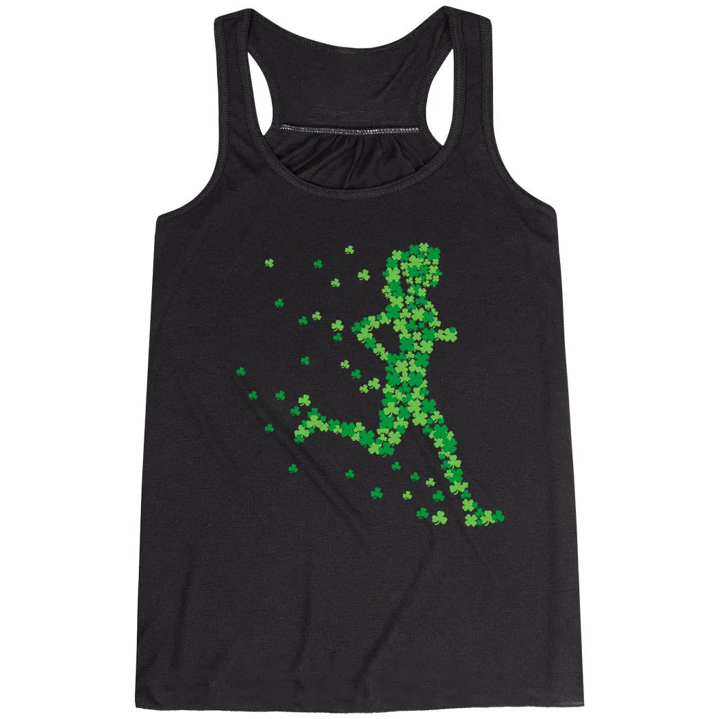 Productivity - increased Flowy Racerback Tank Top - Lucky Runner Girl