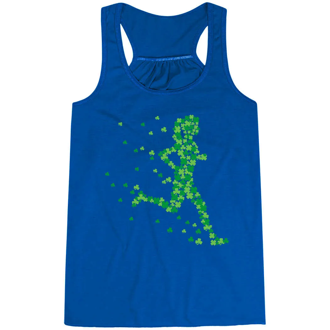 Temperature Regulating Fibers Flowy Racerback Tank Top - Lucky Runner Girl