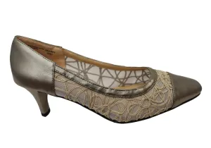 Allino Brandy Womens Comfortable Heels Shoes Custom Wedding Heels Slip-On Heels