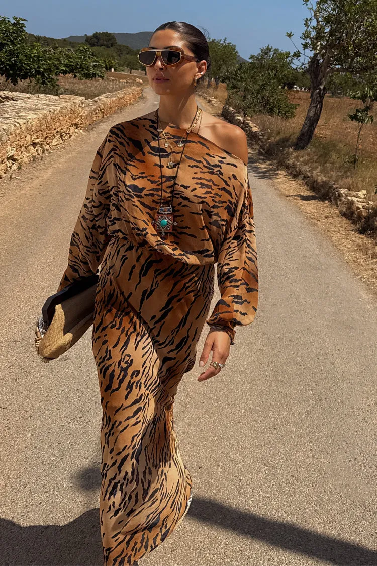 velvet feel Street Ready Animal Tilly Dress