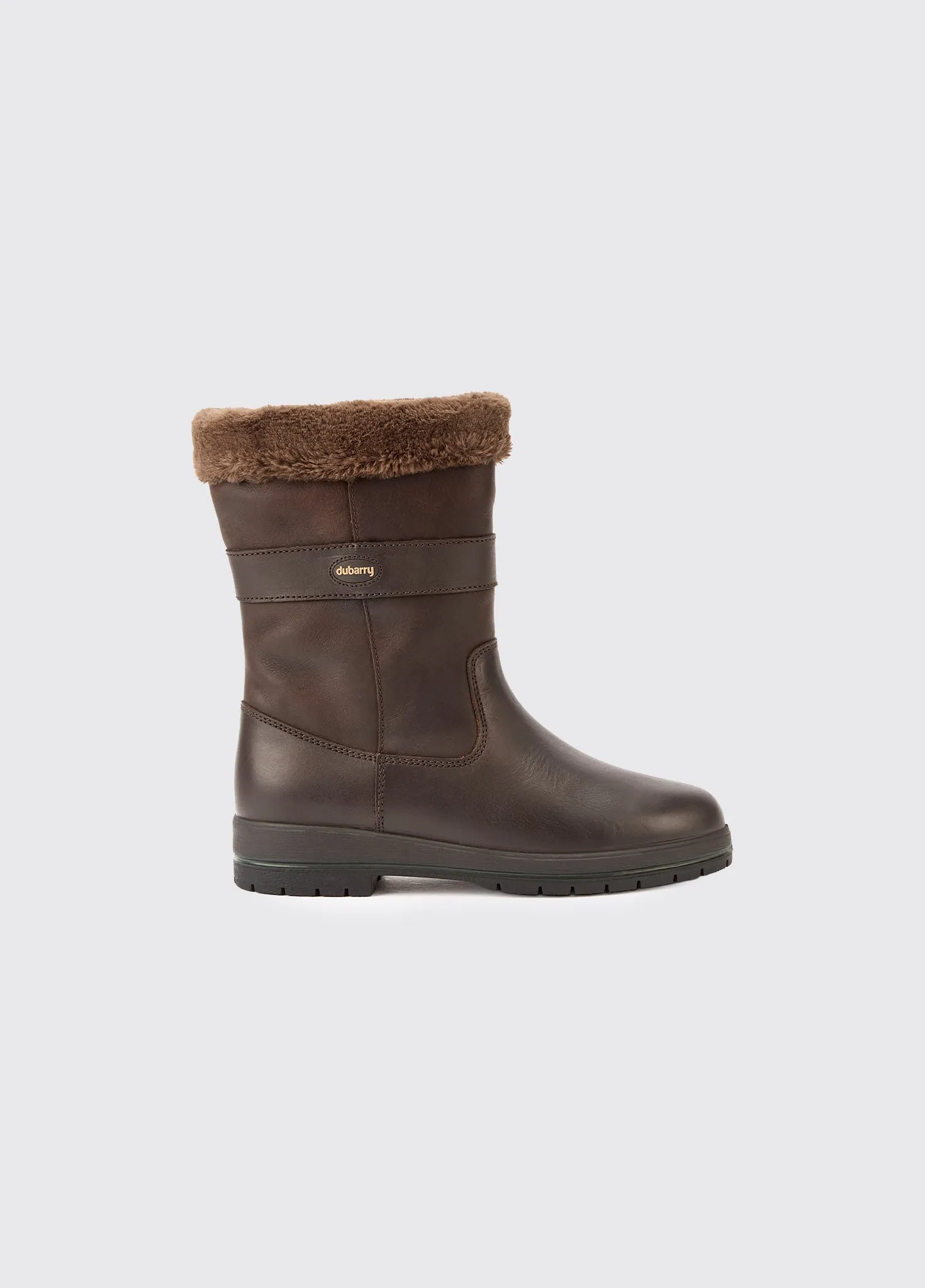 Foxrock Ladies' Insulated Country Boot - Mocha Rubber Compound Outsole