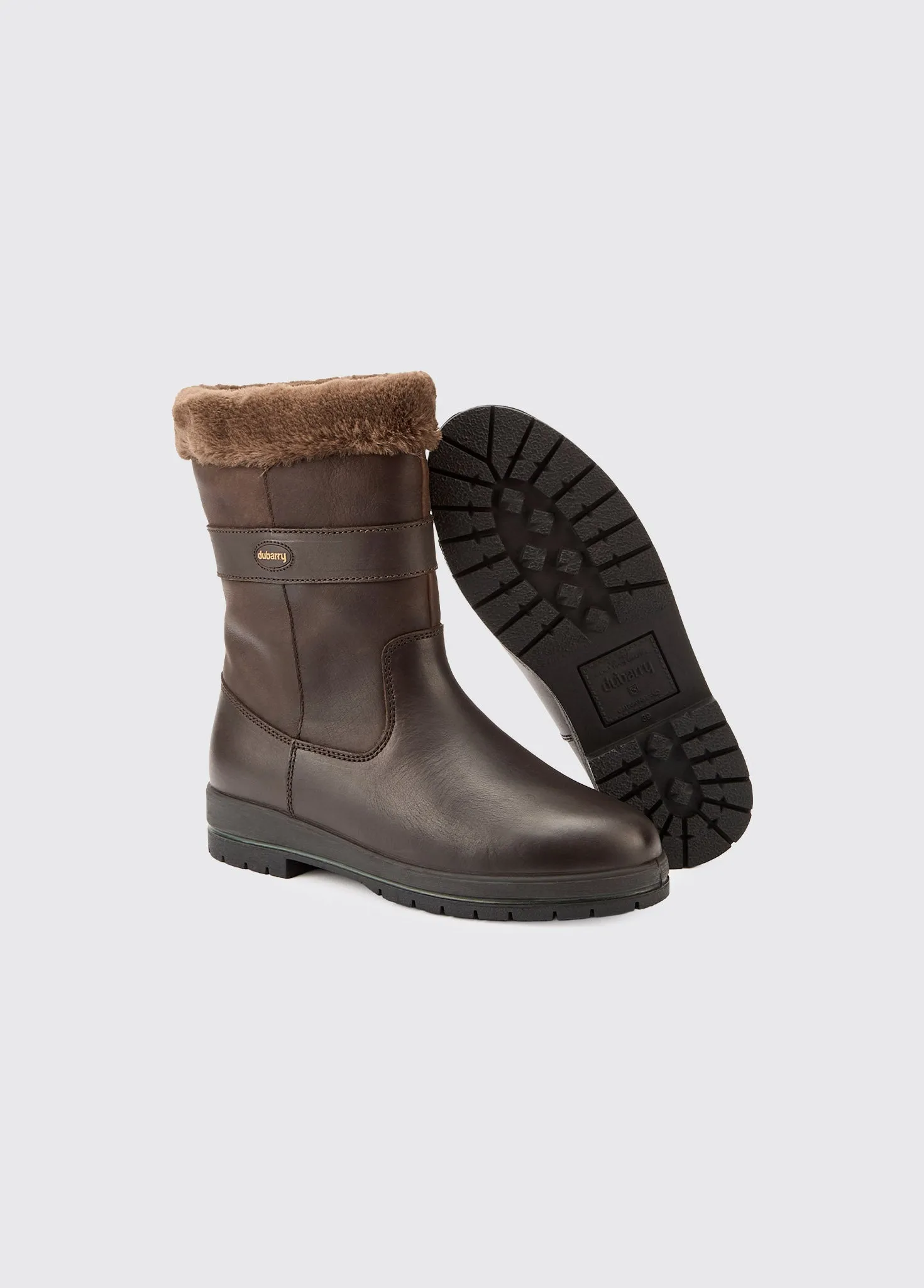 Non Marking Sole Foxrock Ladies' Insulated Country Boot - Mocha