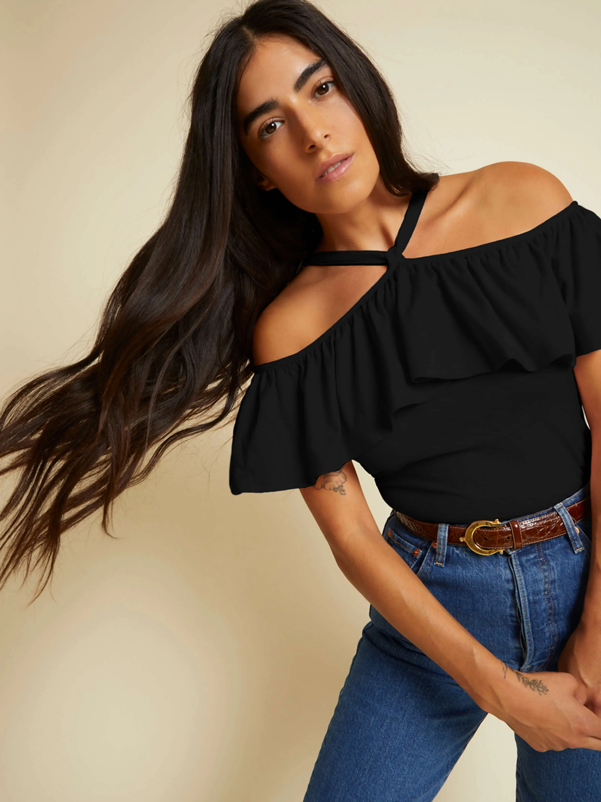 Morgan Halter Reinforced Shoulder Seams