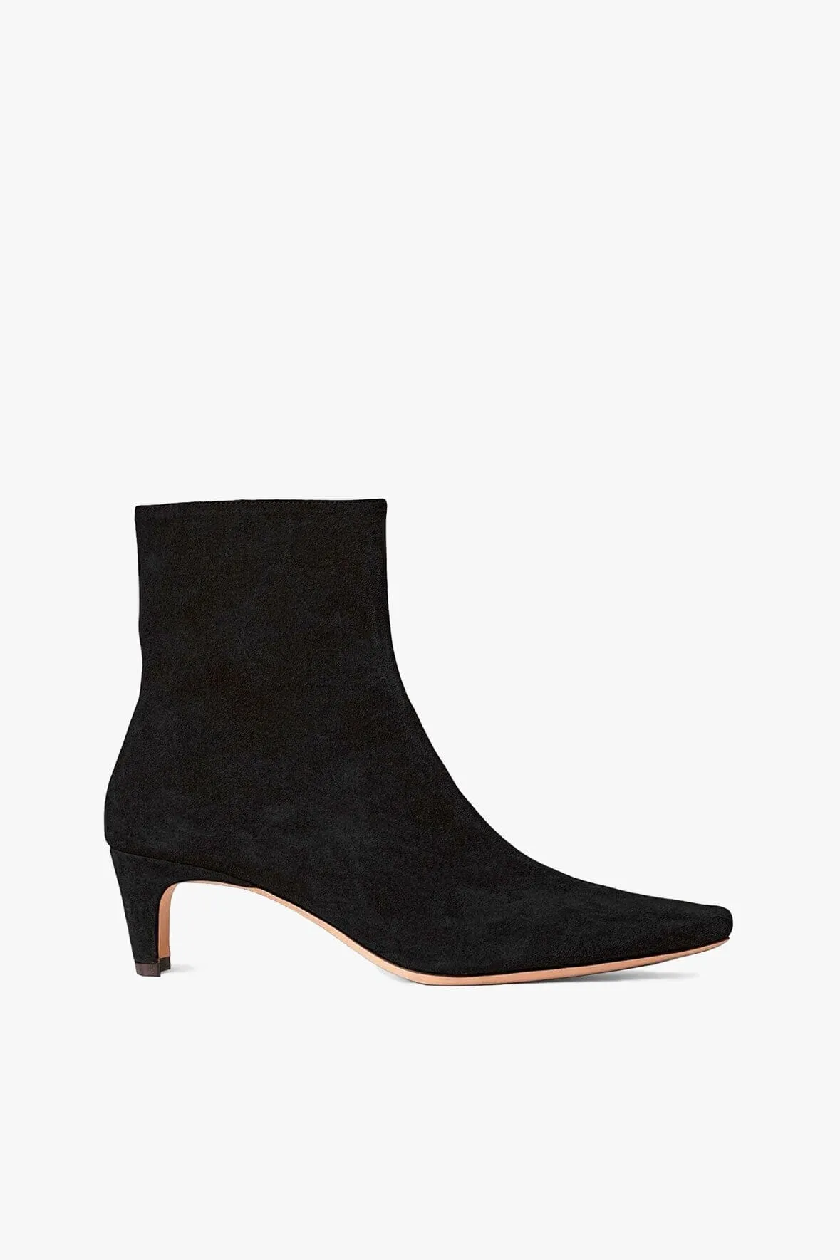 WALLY ANKLE BOOT | BLACK SUEDE Anti-odor technology Stud Look