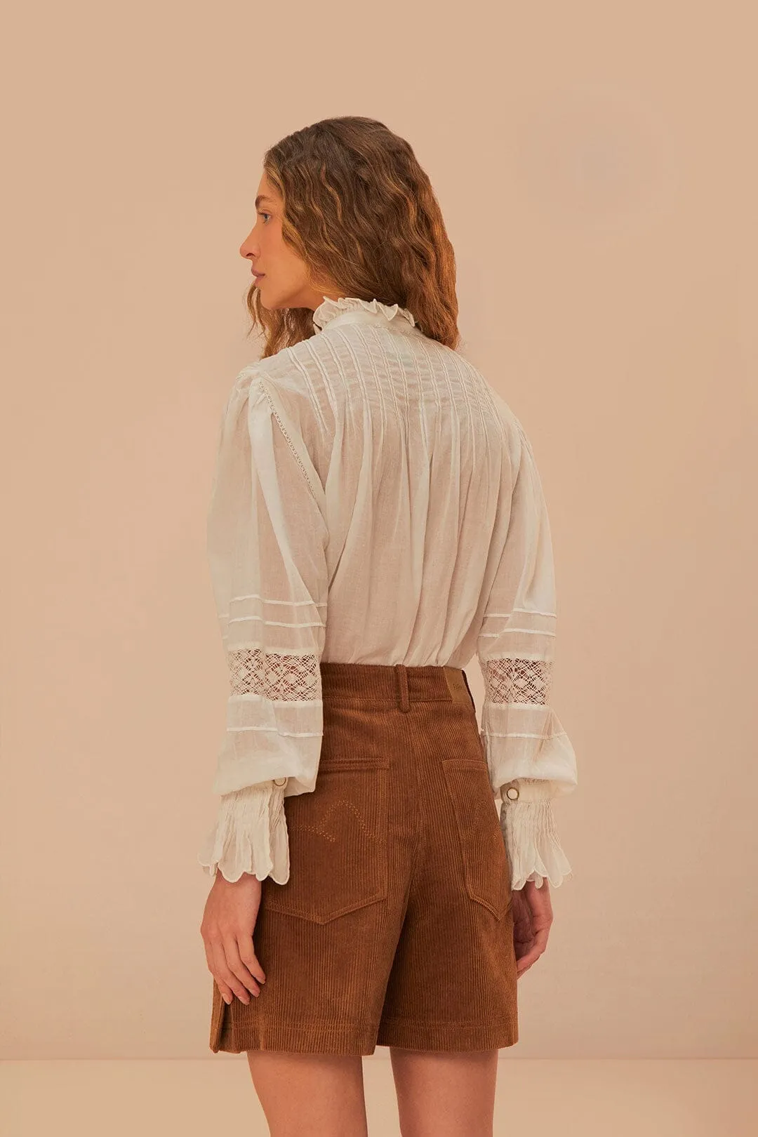 Eco Certified Dye Caramel Corduroy Shorts