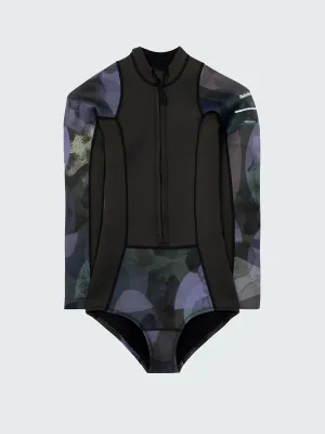 Holiday Swim Glow In Dark Accents Women's Kaia 2mm Yulex? Long Sleeve Swimsuit