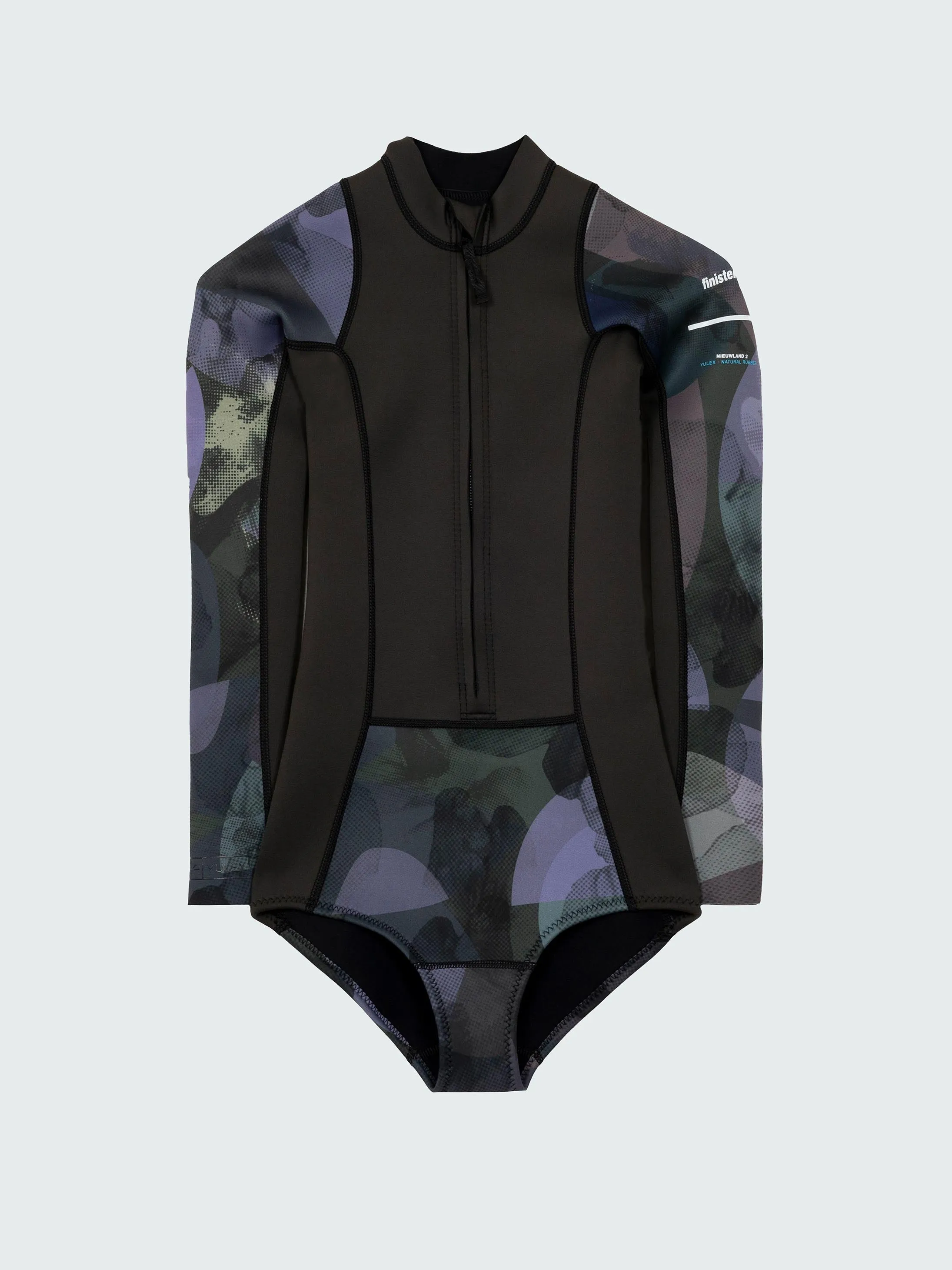 Holiday Swim Glow In Dark Accents Women's Kaia 2mm Yulex? Long Sleeve Swimsuit