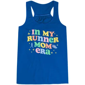 Non Binding Waistband Flowy Racerback Tank Top - In My Runner Mom Era
