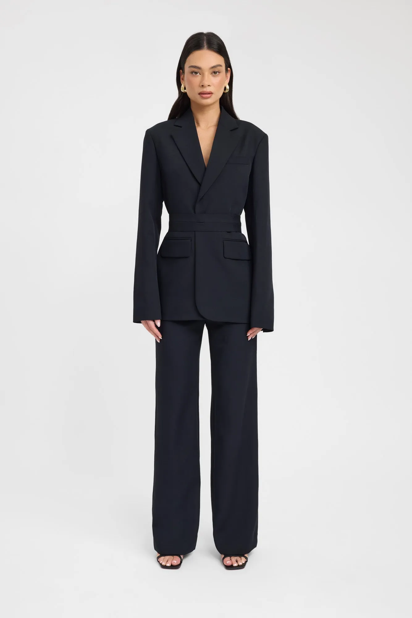 Ariel Button Blazer Comfort Focused Design Recycled Material Construction