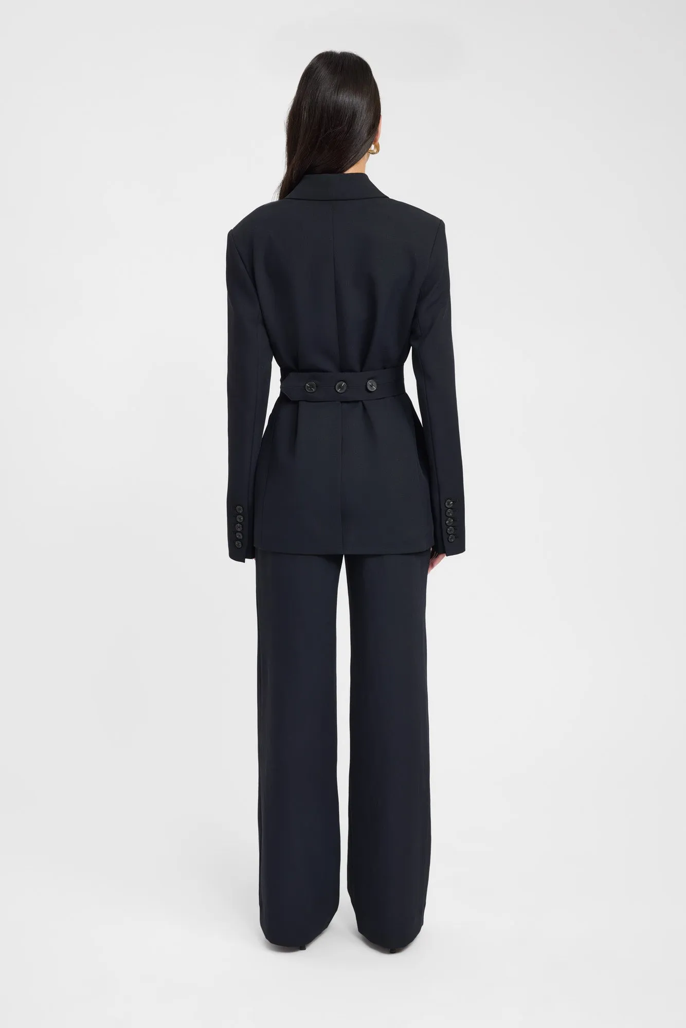 Ariel Button Blazer Anti Static Treatment