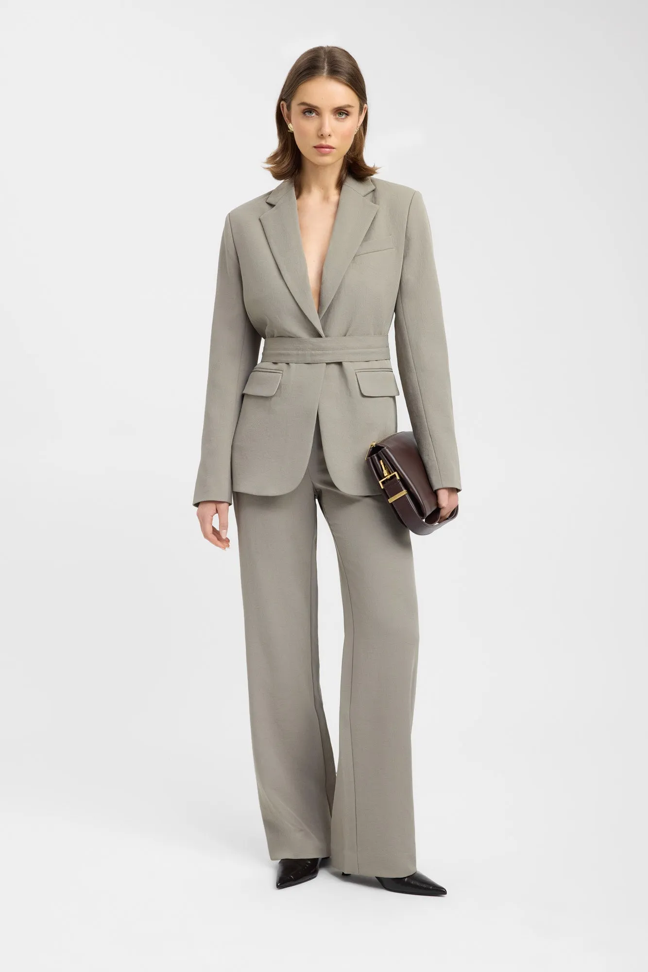 Mesh Venting Ariel Button Blazer