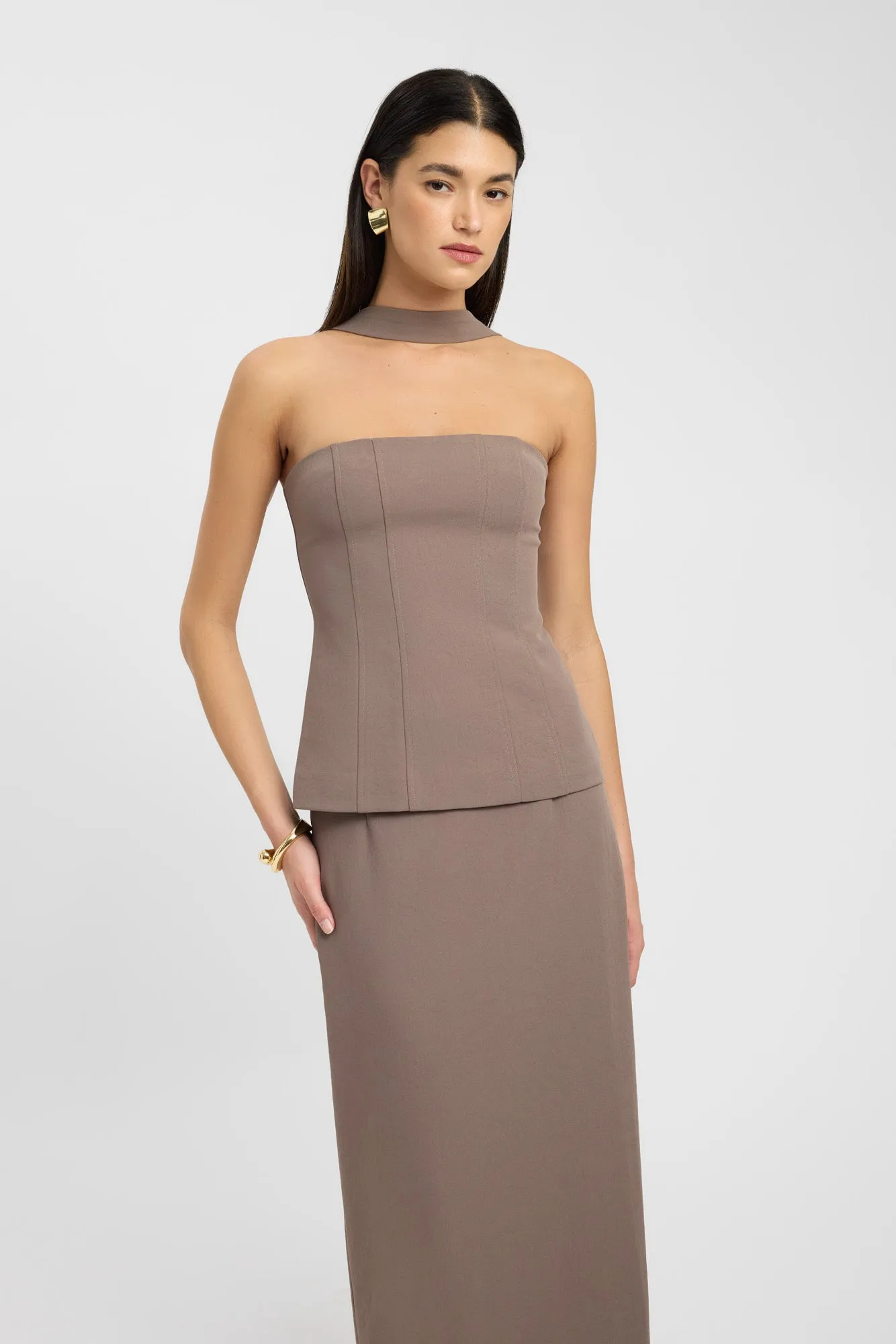 Luxury Finish Ariel Midi Skirt