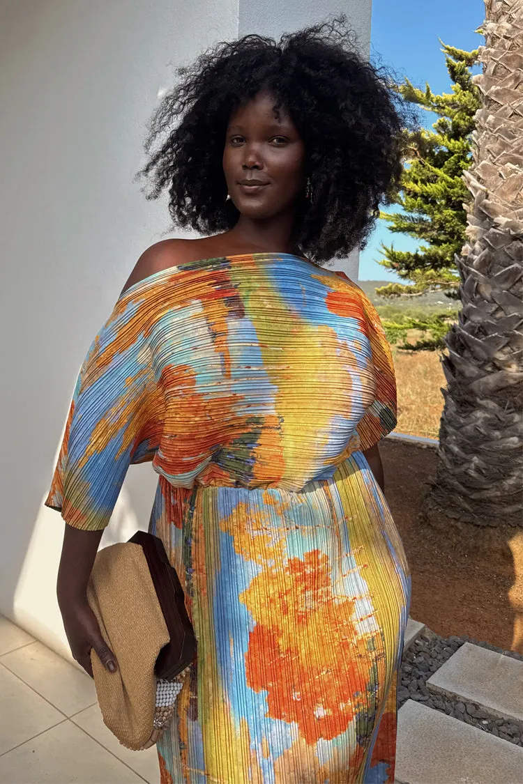 Artist Tilly Dress Smooth Edge Cinched-Waist