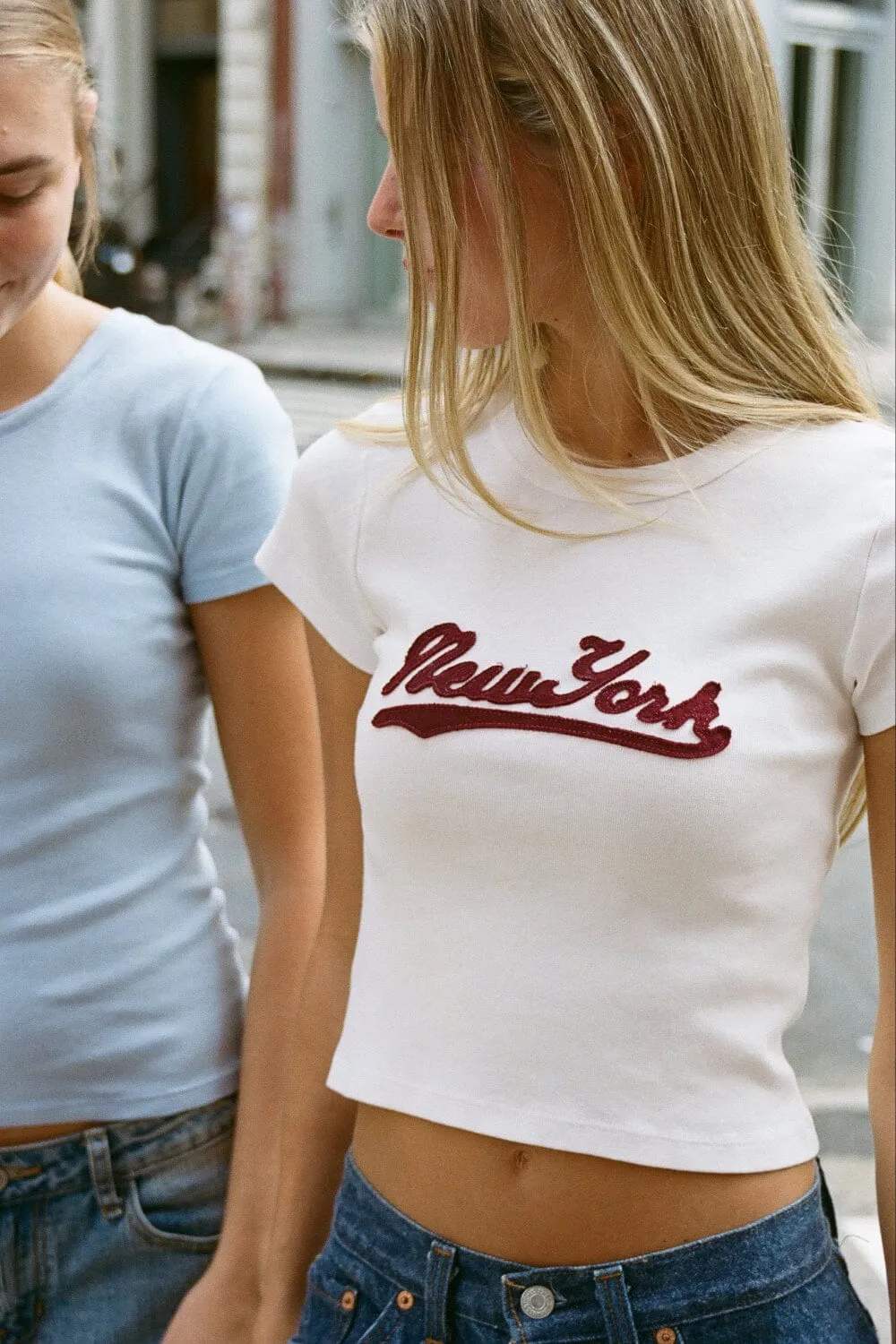 Ashlyn New York Top Subtle Logo Placement Sporty Comfort