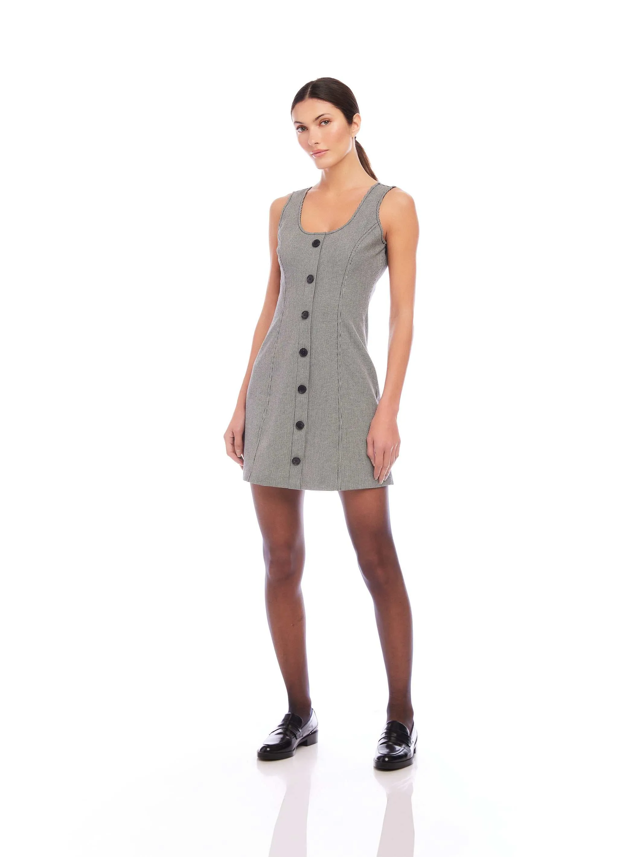 Soft fabric piece Avery Button Front Dress