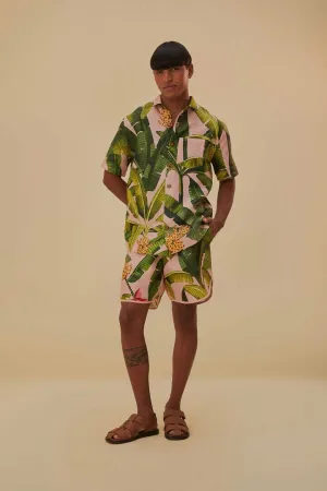 Sleek Cut Banana Leaves Lenzing? Ecovero? Euroflax? Shorts