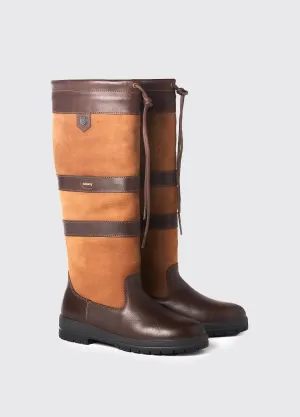 Durable Shell Hiking Trails Galway Ladies Country Boot  - Brown