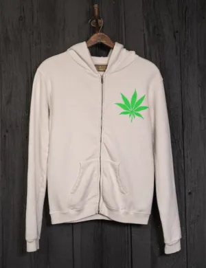 Be Kind Zip Hoodie, Vintage White Buttery Soft Handfeel