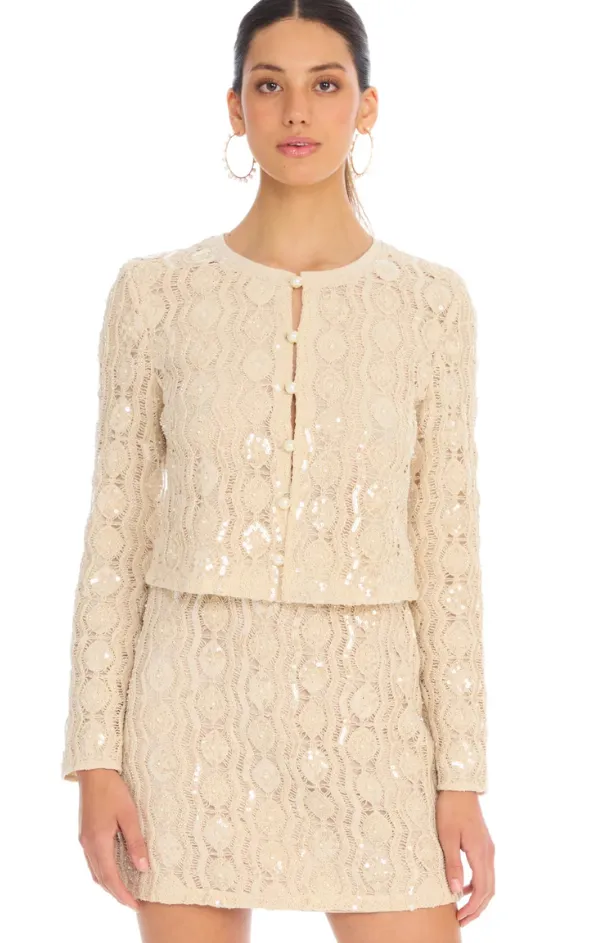 Non Restrictive Beaded Dawn Mini Skirt