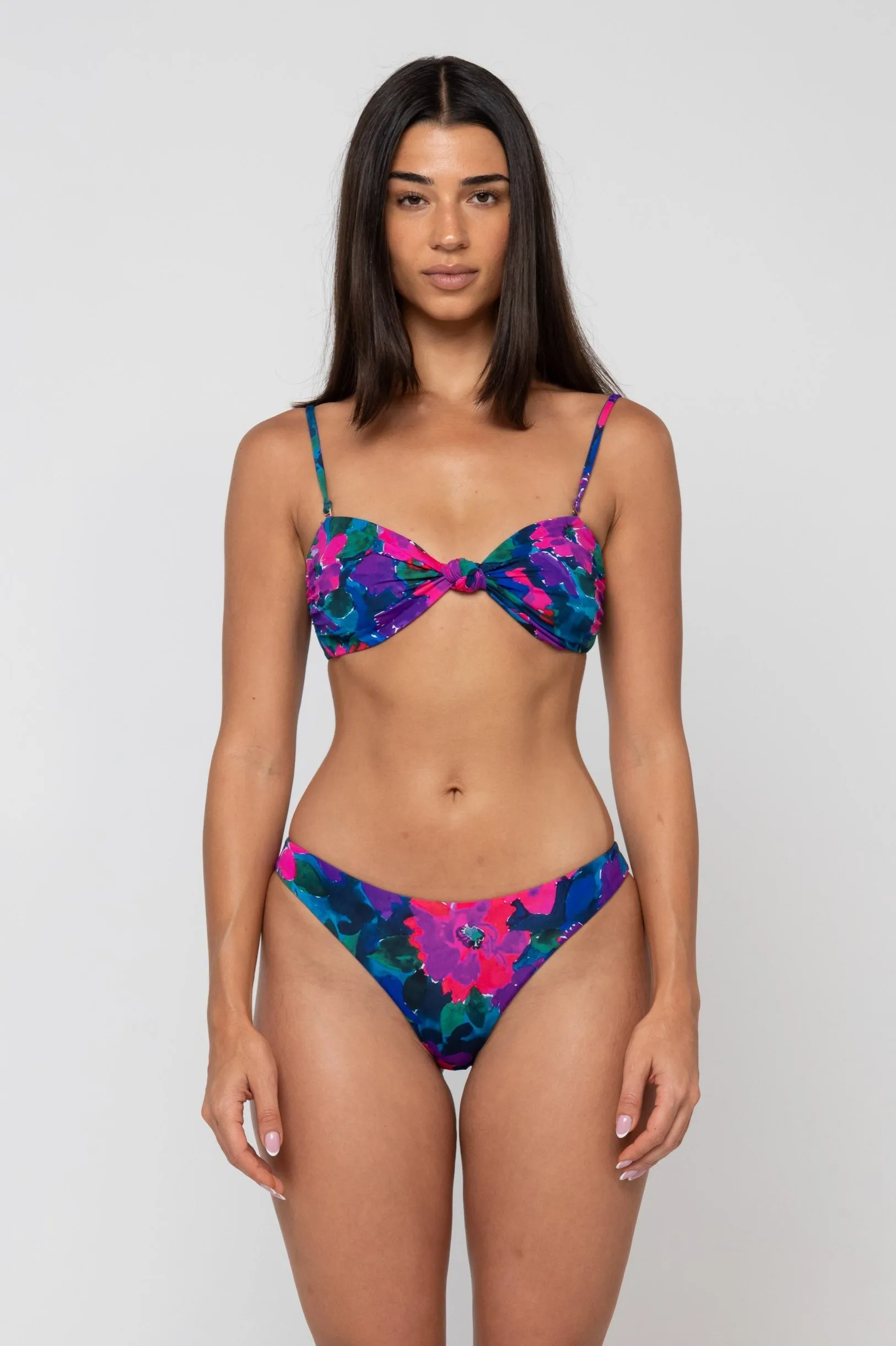 Figure-Flattering High Density Polyester Beau Bikini Bottom in Lanai