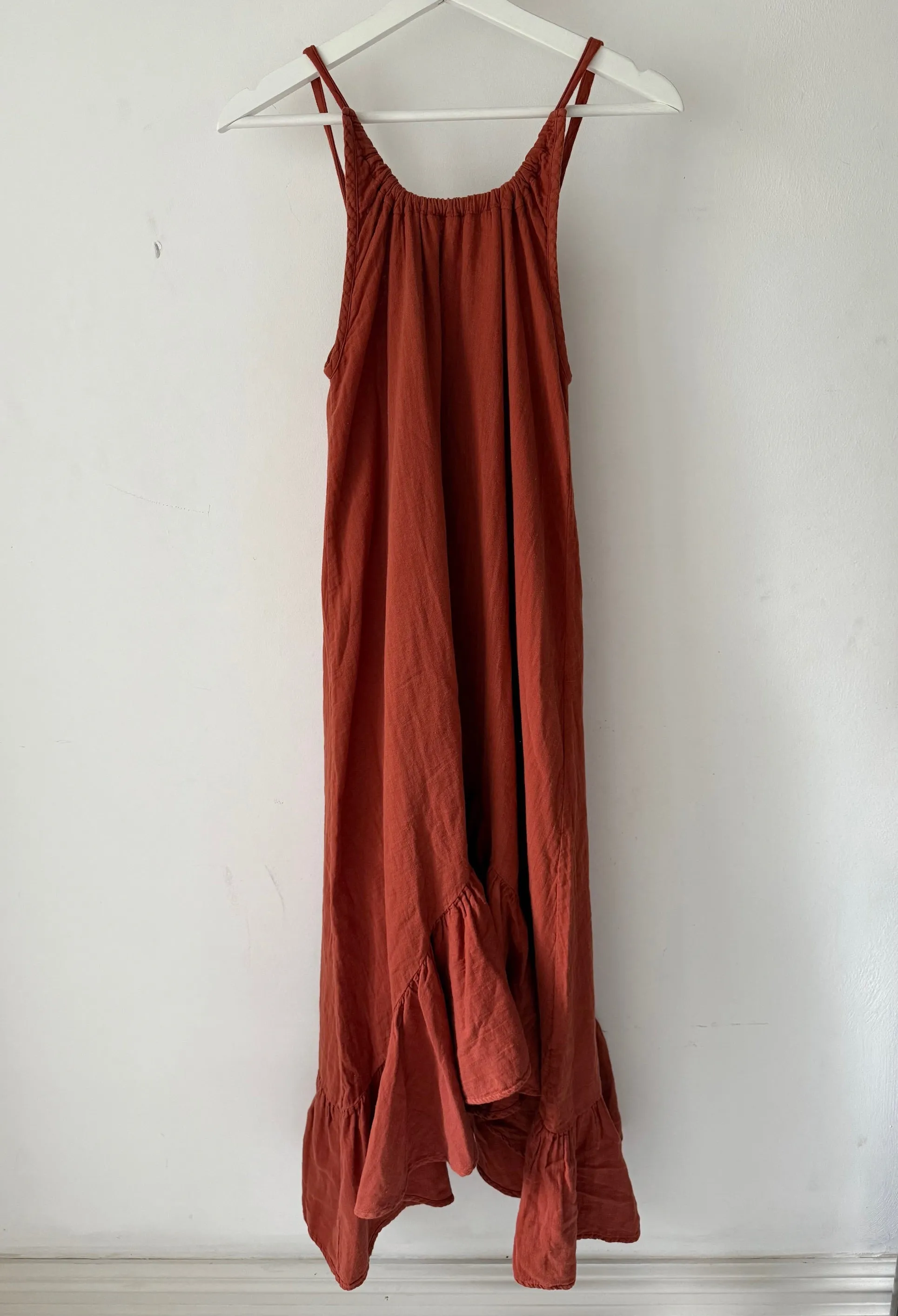 Summer Air Belmira Organic Cotton Dress in Paprika S Preloved