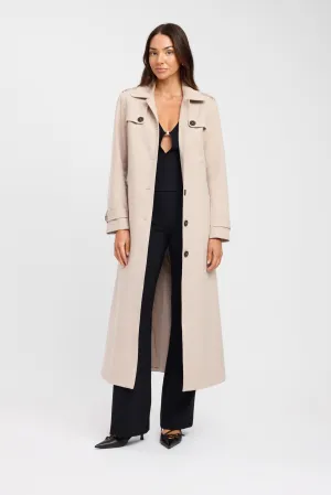 Berlin Button Trench Wool blend