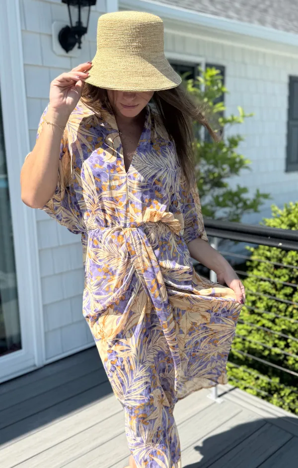 Coral Soft Trendy Design Royal Sunset Dress