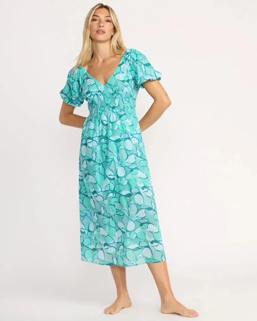 Pure Stitch Autumn Look Billabong Womens Dress Go Coastal Midi