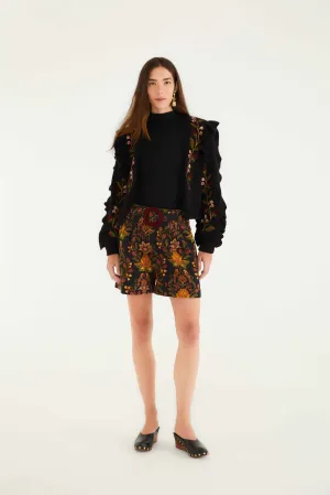 Black Berry Garden Shorts Daily Fit