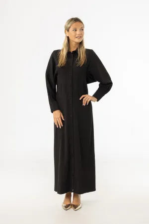 Black Empire Maxi Dress Peach Tone Non-Pilling