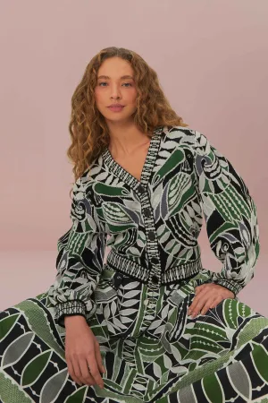 BreathableKnit Fabric Tagless Design Black Lace Nature Knit Cardigan