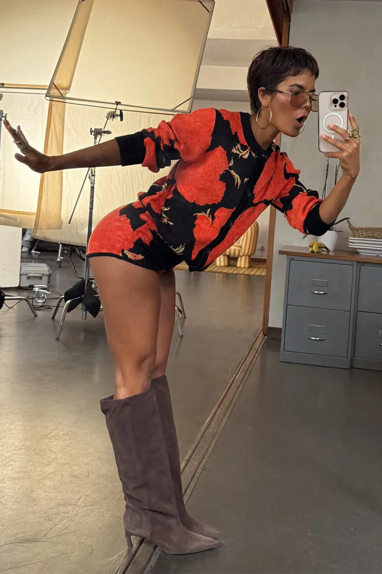 Black Poppy Hot Pants Airy Feel