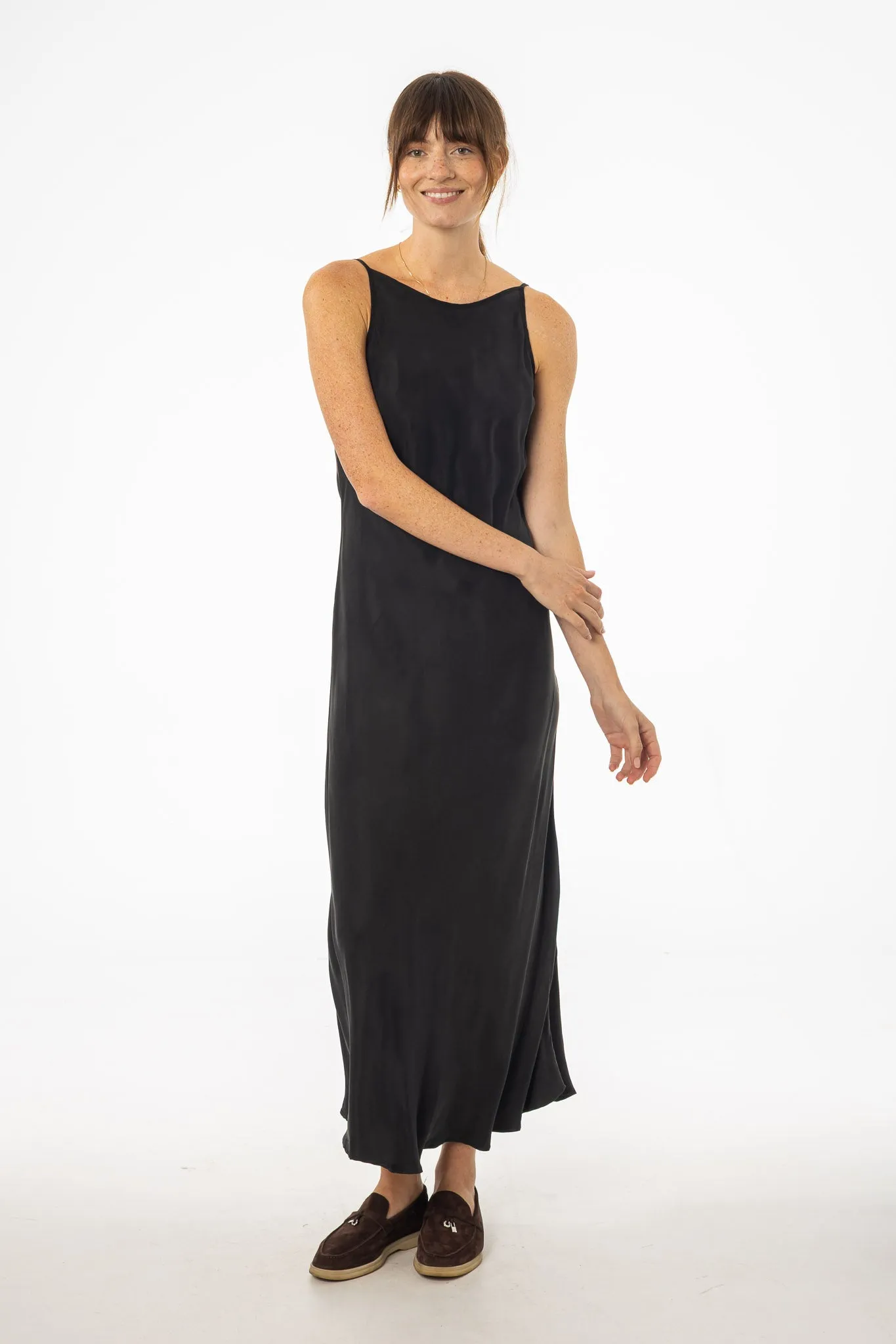 Flowing Design Black Slip Jumper