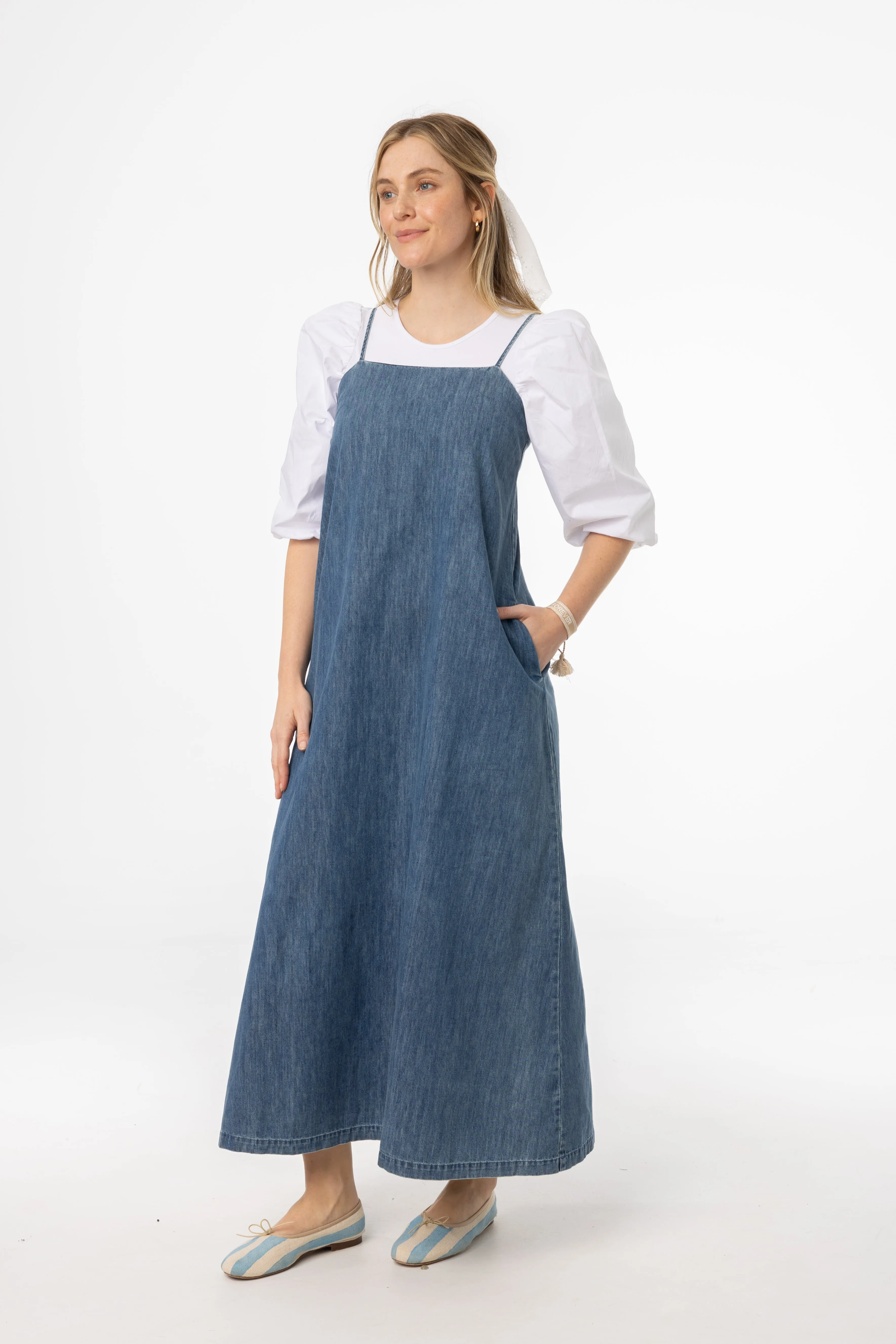 Simple Mood Blue Denim Jumper