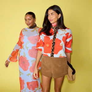 Blue Poppy Cardigan Street Comfort