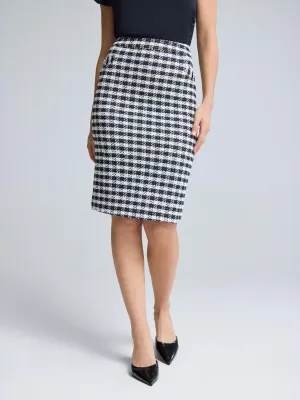 flared silhouette Boucl?? Pencil Skirt