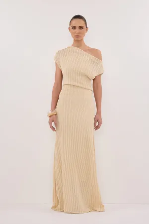 BOWIE NATURAL KNIT MAXI DRESS Urban Classic Clean Grace