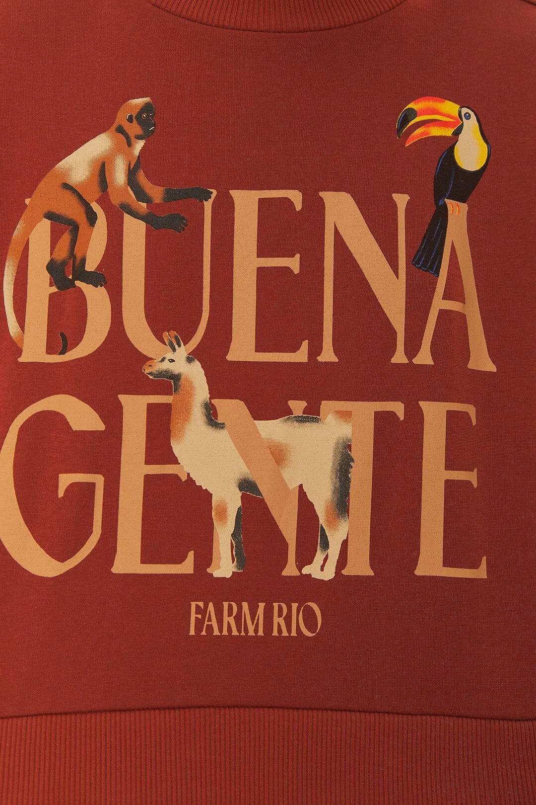 Modern Drape Brown Buena Gente Sweatshirt